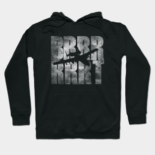 A10 Warthog BRRRT - Distressed Hoodie